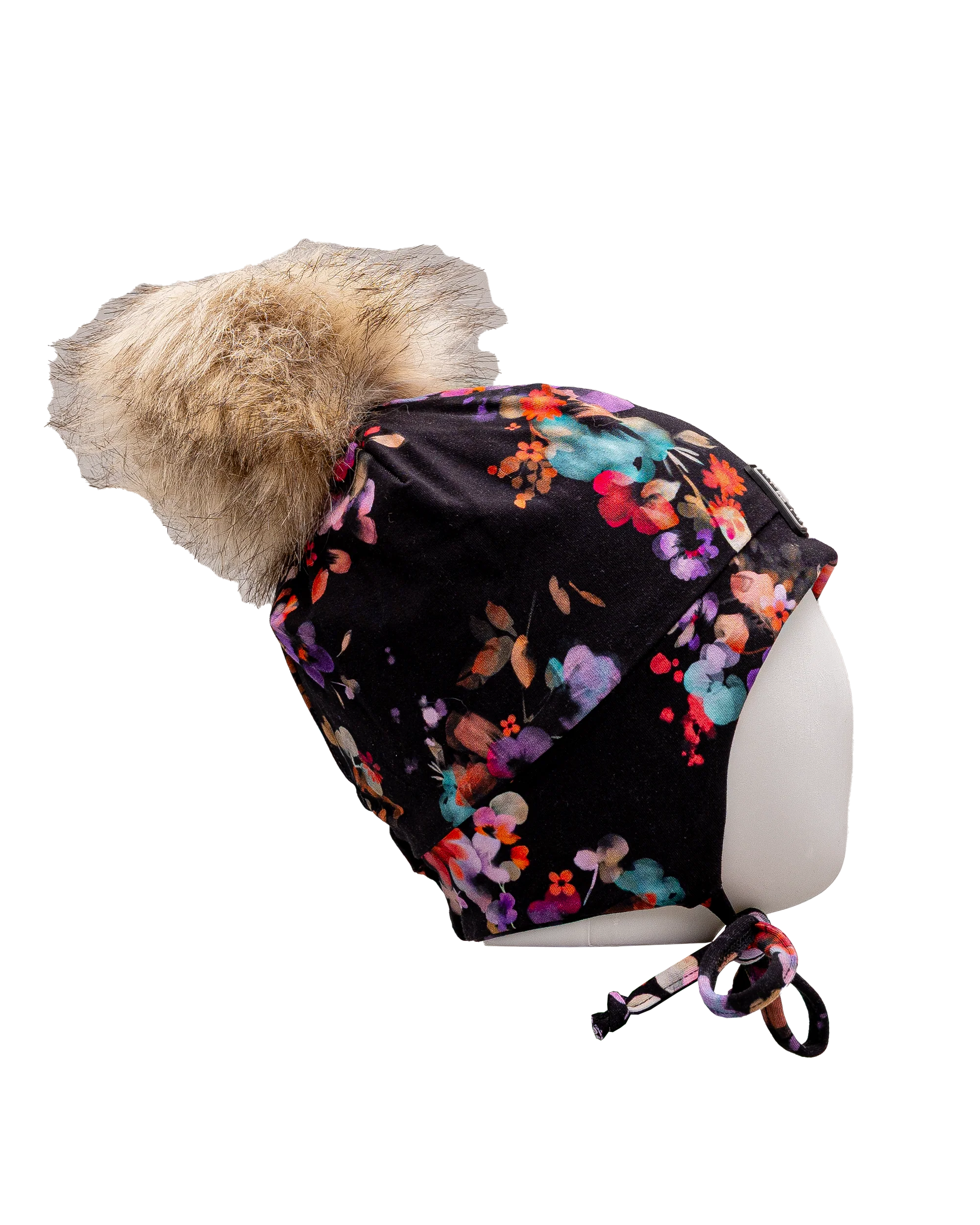 Tuque pompom jersey 2 6y  - Fleur - #97D-205 - Image 3