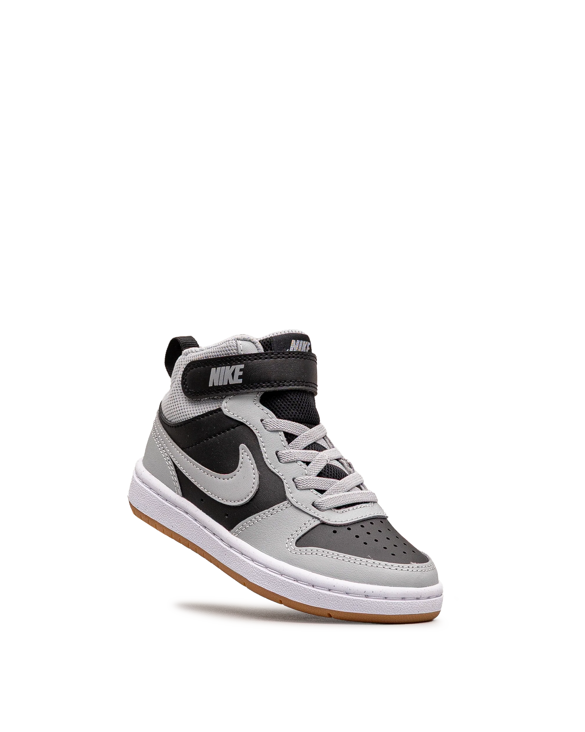 Court borough mid 2 ps  - Noir&gris - #45Y-03